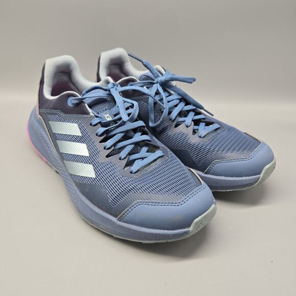 Adidas Terrex Trailrider Low Blue GW5554 Hiking Shoes Women’s 8.5 - Picture 4 of 11